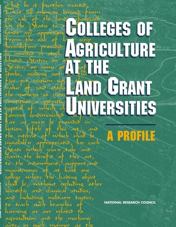 Colleges of Agriculture at the Land Grant Universities | HEINRICH / AA.VV. HOFFMANN