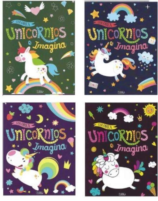 Colorea unicornios | Editorial Saldaña