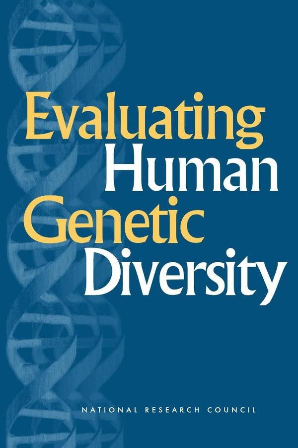 Evaluating Human Genetic Diversity | HEINRICH / AA.VV. HOFFMANN