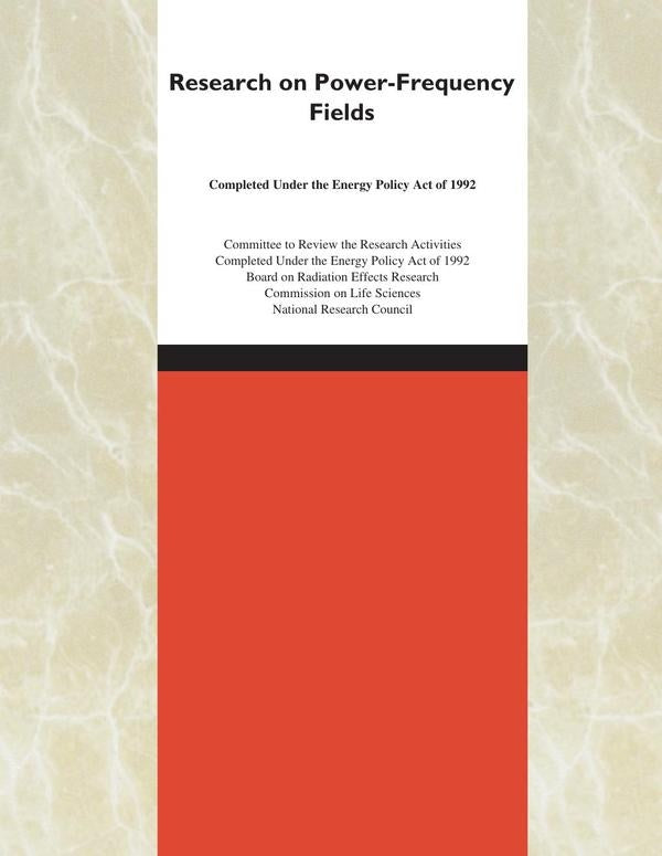 Research on Power-Frequency Fields Completed Under the Energy Policy Act of 1992 | HEINRICH / AA.VV. HOFFMANN