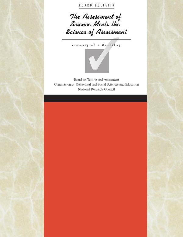 The Assessment of Science Meets the Science of Assessment | HEINRICH / AA.VV. HOFFMANN