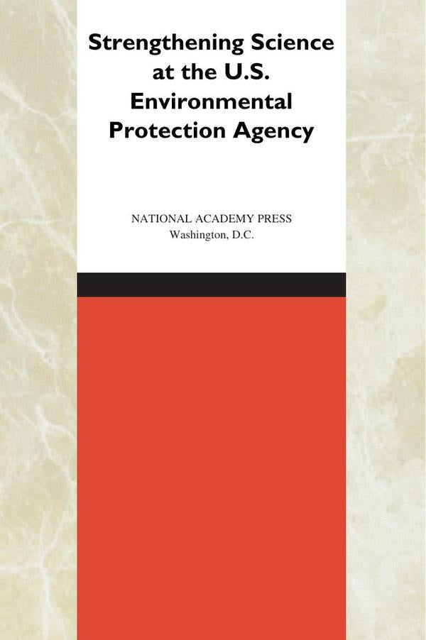 Strengthening Science at the U.S. Environmental Protection Agency | HEINRICH / AA.VV. HOFFMANN