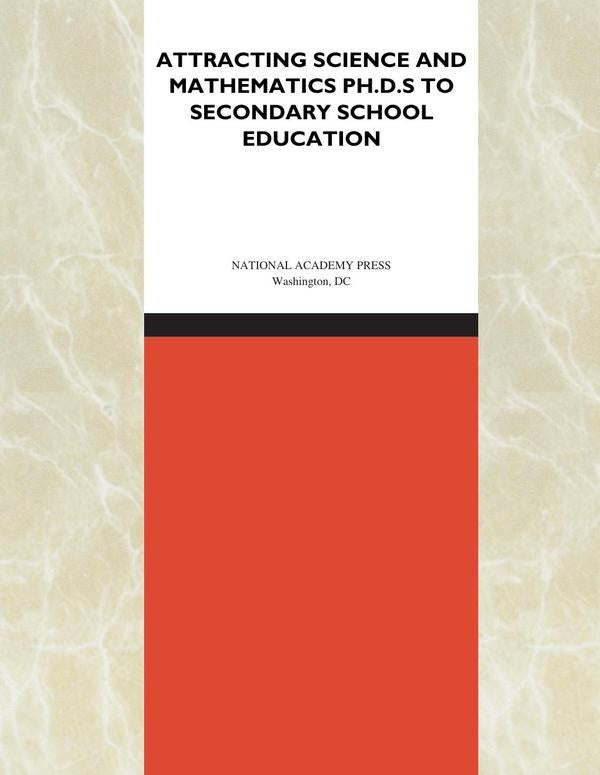 Attracting Science and Mathematics Ph.D.s to Secondary School Education | HEINRICH / AA.VV. HOFFMANN