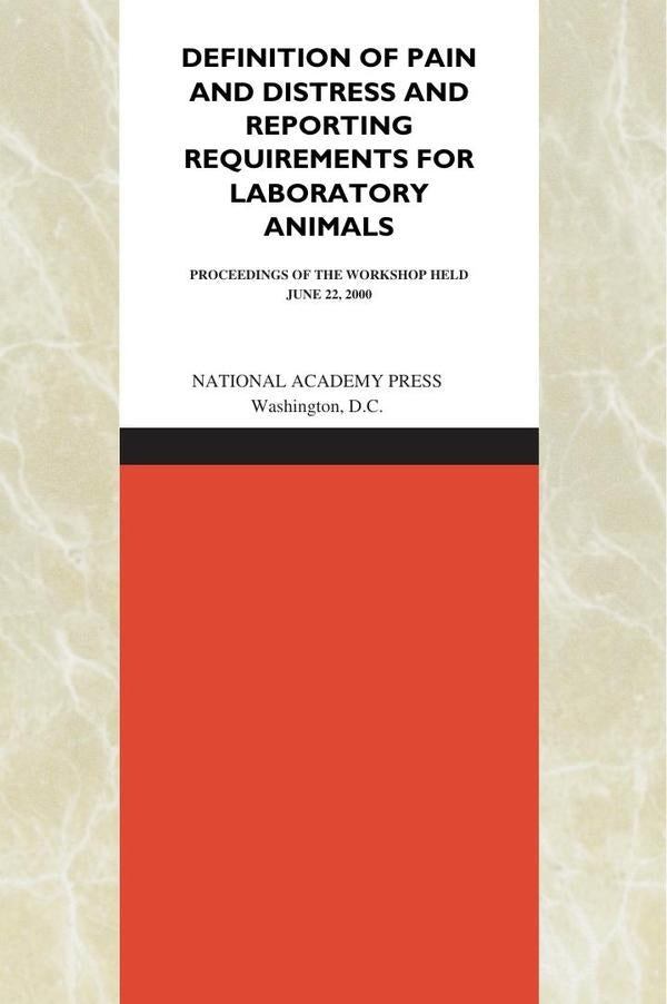 Definition of Pain and Distress and Reporting Requirements for Laboratory Animals | HEINRICH / AA.VV. HOFFMANN