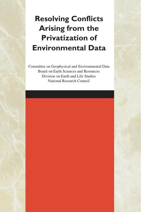 Resolving Conflicts Arising from the Privatization of Environmental Data | HEINRICH / AA.VV. HOFFMANN