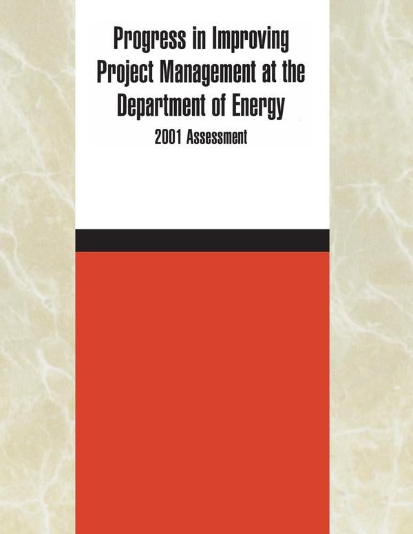 Progress in Improving Project Management at the Department of Energy | HEINRICH / AA.VV. HOFFMANN