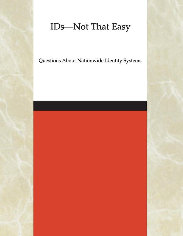IDs -- Not That Easy | HEINRICH / AA.VV. HOFFMANN
