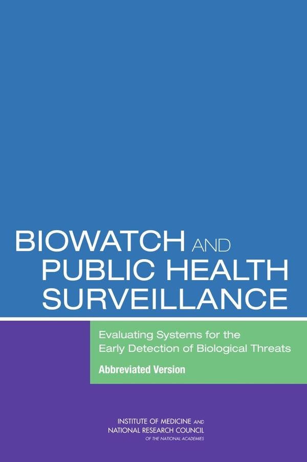 BioWatch and Public Health Surveillance | HEINRICH / AA.VV. HOFFMANN