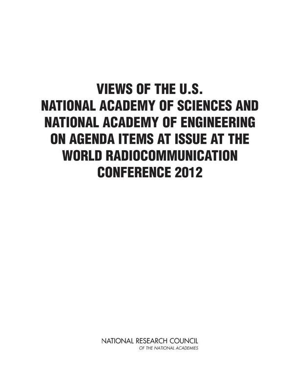 Views of the U.S. National Academy of Sciences and National Academy of Engineering on Agenda Items a | HEINRICH / AA.VV. HOFFMANN