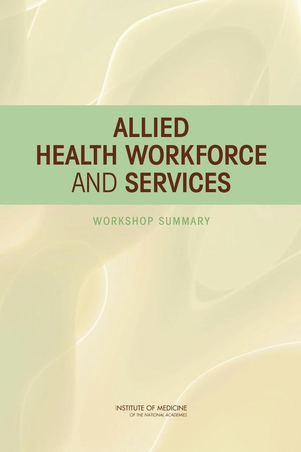 Allied Health Workforce and Services | HEINRICH / AA.VV. HOFFMANN