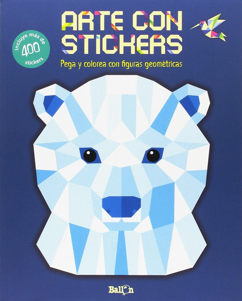 ARTE CON STICKERS. OSO POLAR