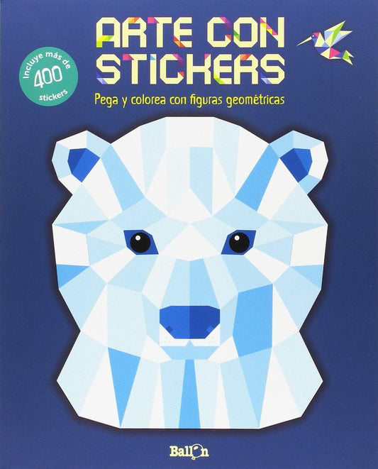 ARTE CON STICKERS. OSO POLAR