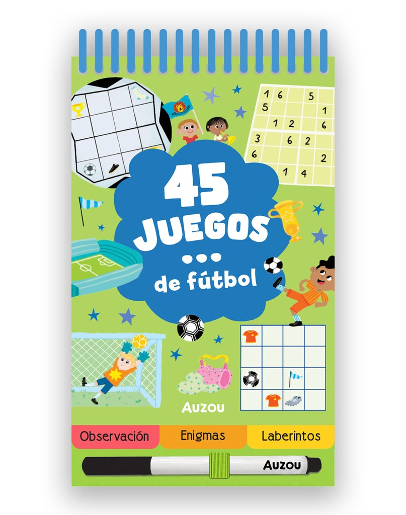 45 juegos de fútbol | Editions Philippe Auzou