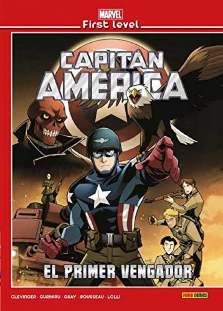 Marvel First Level: Capitán América. El primer vengador | Matteo Lolli; Scott Gray; Gurihiru; Brian Clevinge