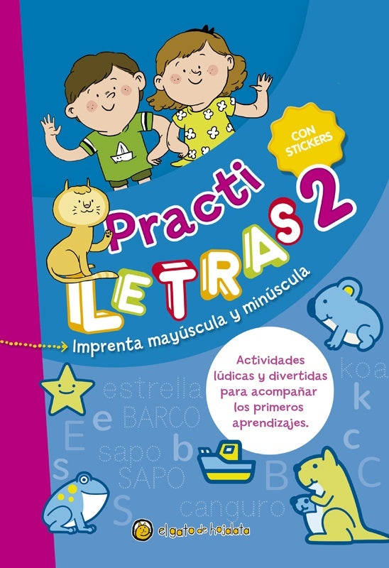 Practiletras 2. Imprenta mayúscula y minuscula | EL GATO DE HOJALATA