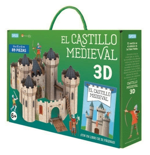 El castillo medieval. Libro + Modelo 3D | Sassi