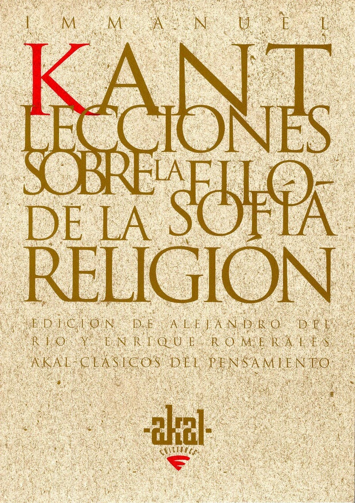 LECCIONES SOBRE LA FILOSOFIA DE LA RELIGION