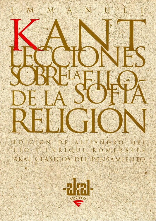 LECCIONES SOBRE LA FILOSOFIA DE LA RELIGION