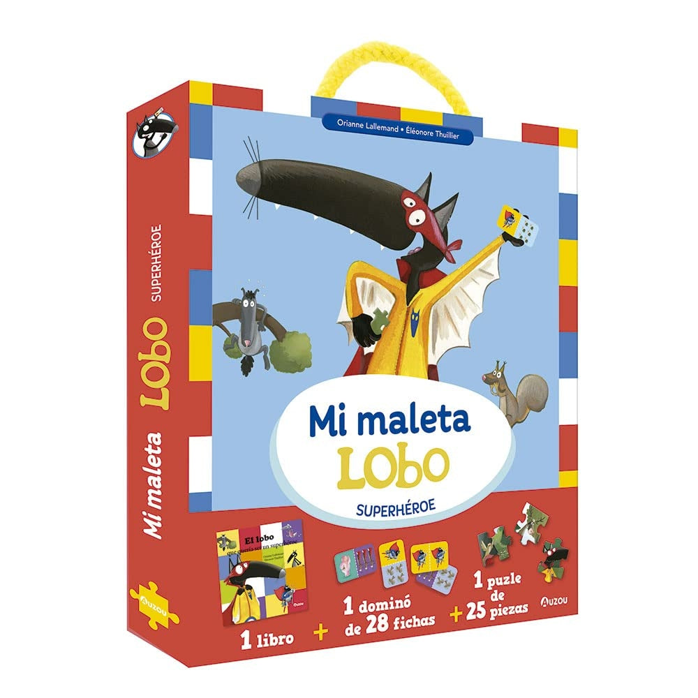 Mi maleta Lobo superhéroe | Auzou
