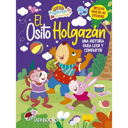 El osito holgazán. Colección Mega Pegatinas divertidas | Latinbooks