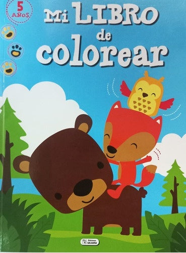 Mi libro de colorear. 5 años | Editorial Saldaña