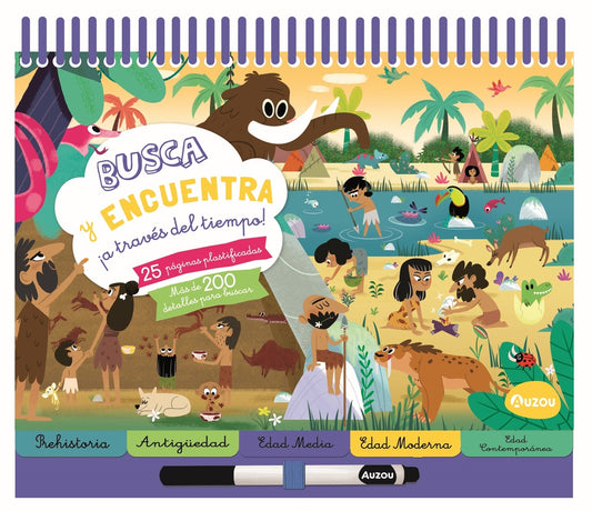 Busca y encuentra ¡A través del tiempo! | Auzou