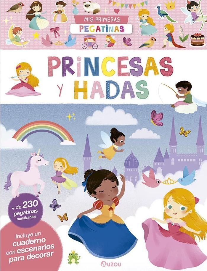 Mi primer libro de pegatinas. Princesas y hadas | Auzou