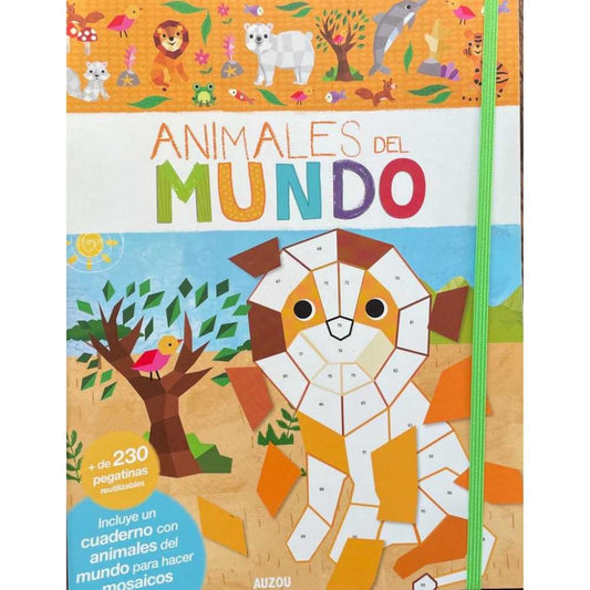 Mi primer libro de pegatinas. Animales del mundo | Auzou