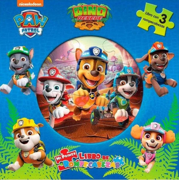 Paw patrol dino rescate - Mi primer libro de rompecabezas | Phidal