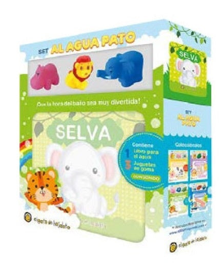 Set ¡Al agua pato! Animales de la selva | EL GATO DE HOJALATA