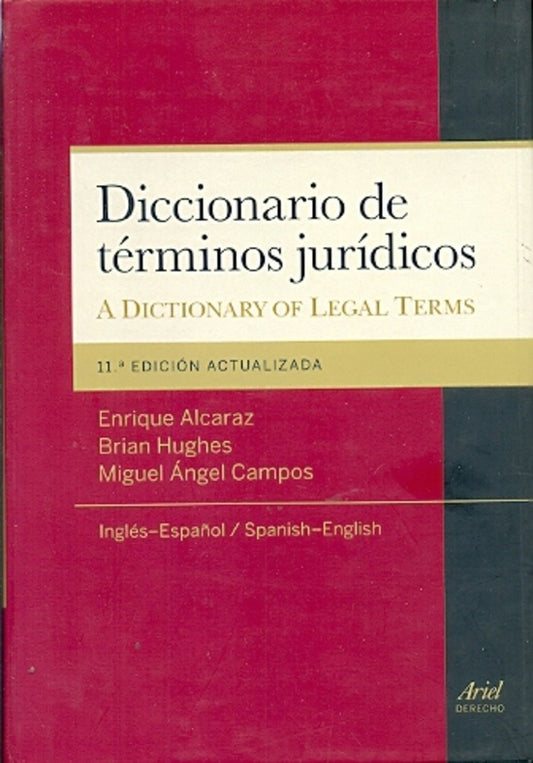 Diccionario de términos jurídicos | Enrique Alcaraz