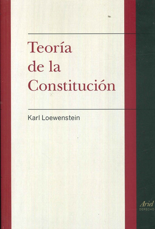 Teoría de la Constitución | Karl Loewenstein