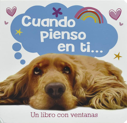Cuando pienso en ti. Un libro con ventanas | Silver Dolphin