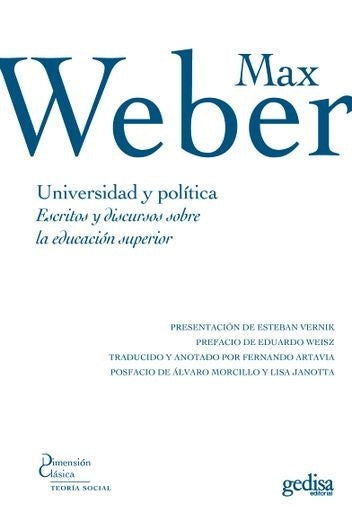 Universidad y política | MAX WEBER