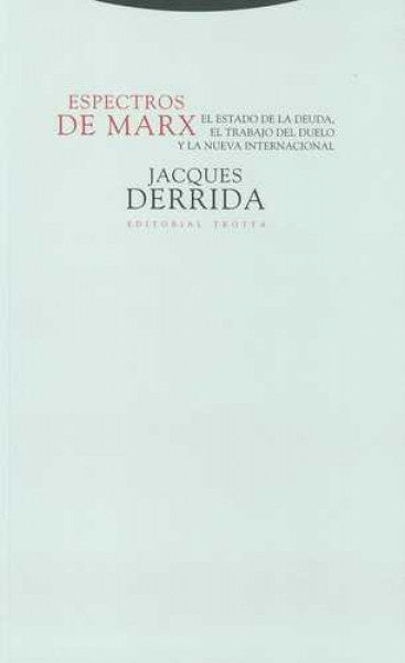 Espectros de Marx | Jacques Derrida