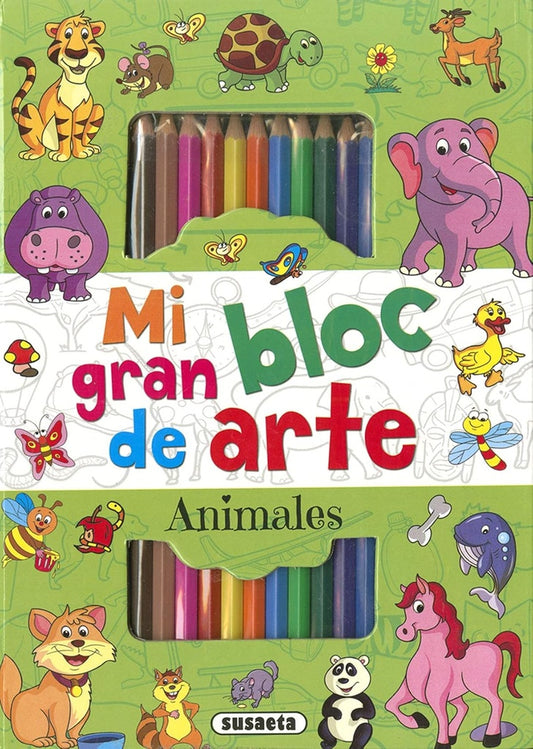 Animales. Mi gran bloc de arte | Varios autores