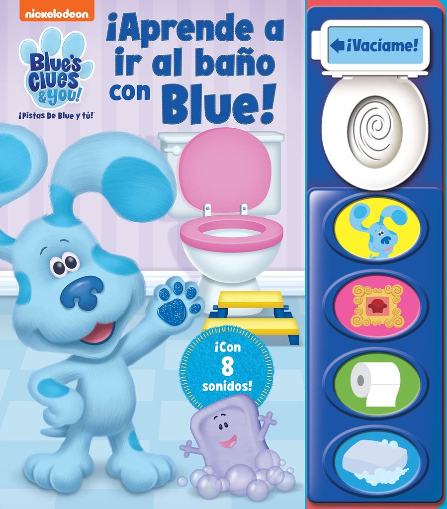 Aprende a ir al baño con Blue. Libro con sonidos | NICKELODEON