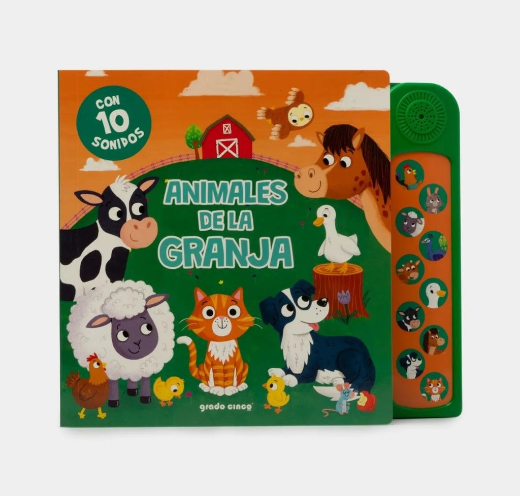 Animales de la Granja. Con 10 sonidos | SILVER DOLPHIN