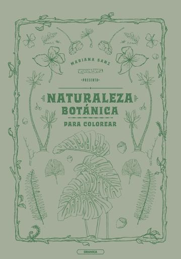 Naturaleza botánica para colorear | Mariana Sanz