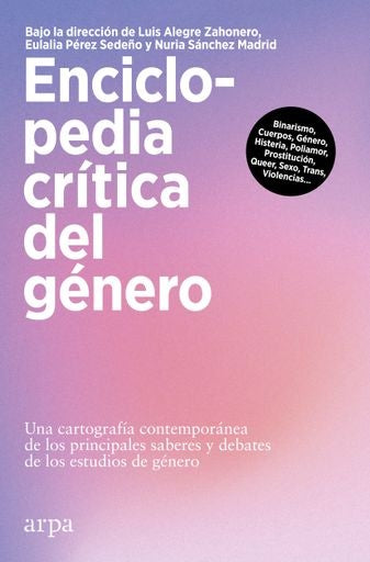 ENCICLOPEDIA CRITICA DEL GENERO | LUIS/ PEREZ SEDEÑO  EULALIA/ SANCHEZ MADRID  NURIA