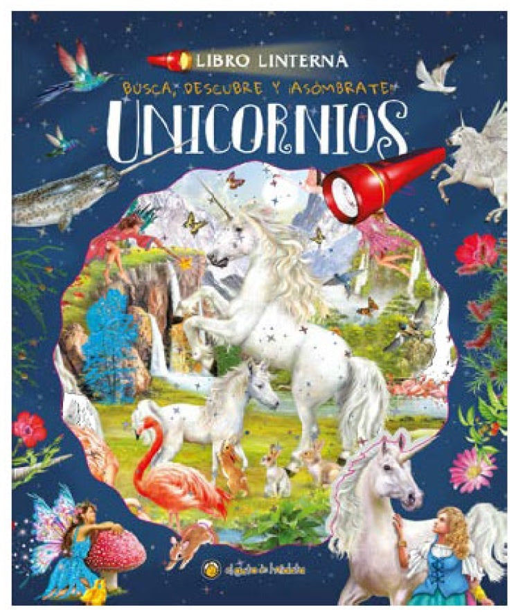 Libro linterna: unicornios | Editorial Guadal S.A.