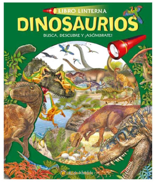 Libro linterna: Dinosaurios | Editorial Guadal S.A.