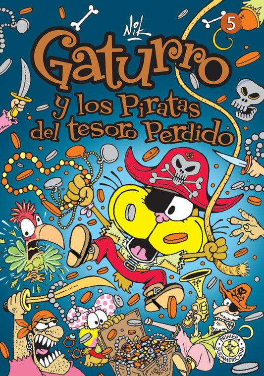 Gaturro 5. Gaturro y los piratas del tesoro perdido | Nik