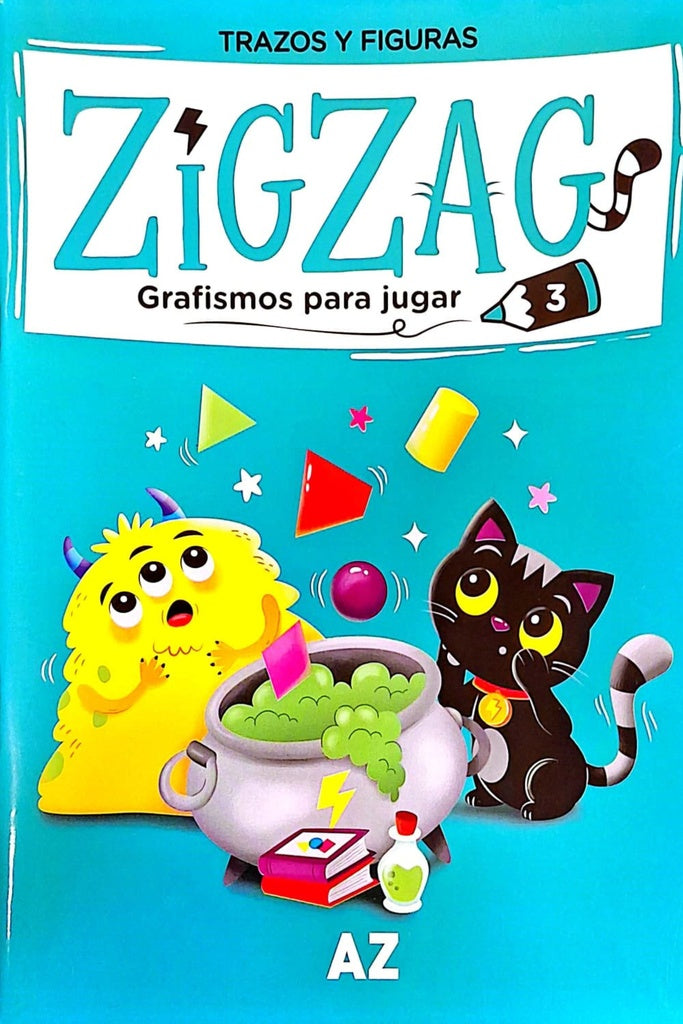 Zigzag Grafismos Para Jugar 3. Trazos y Figuras | Fernanda Elisabet Espinosa