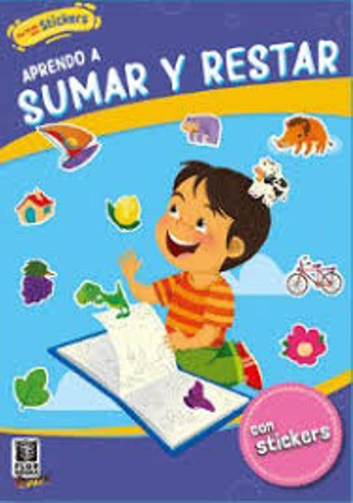 Aprendo a sumar y restar. Con stickers | FLOR NEGRA PEQUES