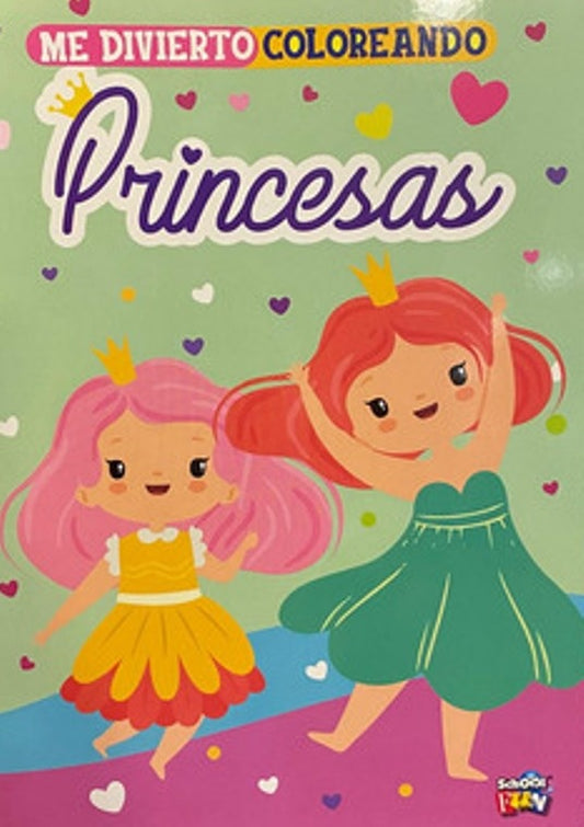 Me divierto coloreando. Princesas | School Fun