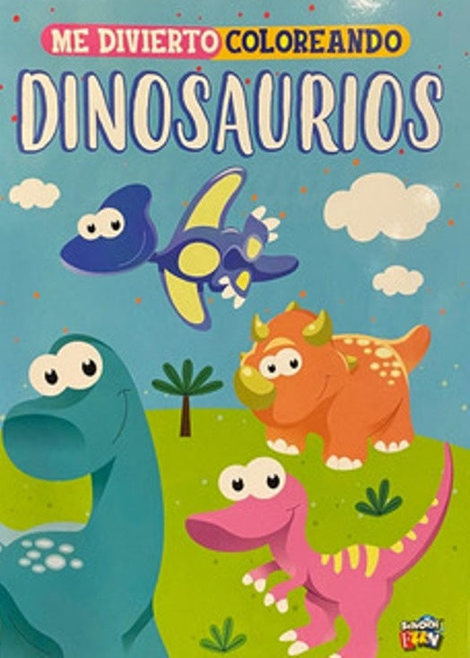 Me divierto coloreando. Dinosaurios | School Fun
