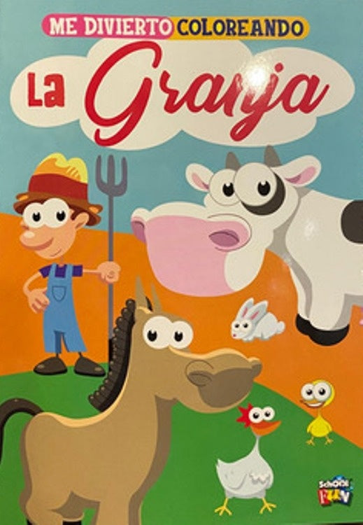 Me divierto coloreando. La granja | School Fun