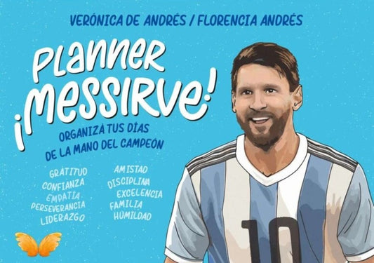 Planner ¡Messirve! (tapa celeste) | FLORENCIA ANDRES ; VERONICA DE ANDRES