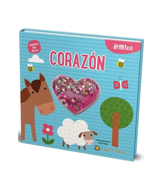 Corazón. Brillitos de silicona | Editorial Guadal S.A.